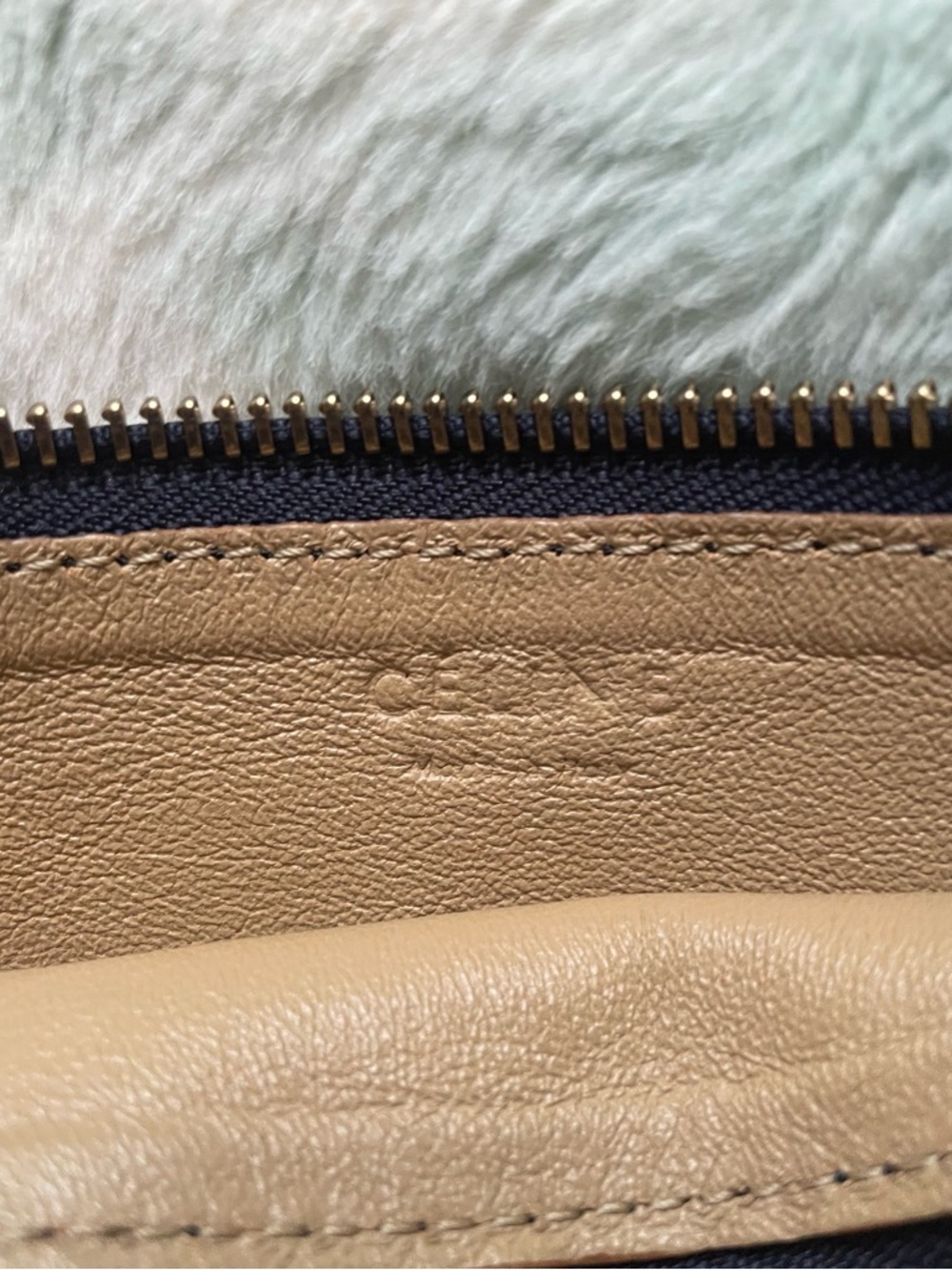 Celine Black Leather Pouch - Picture 9 of 10